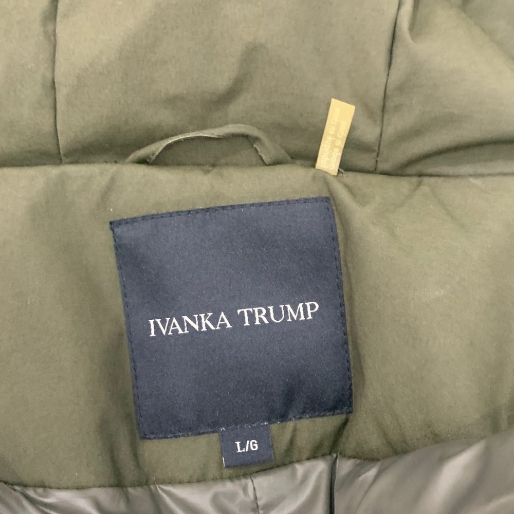 Ivanka Trump Olive Hooded Winter Parka - Picture 5 of 15